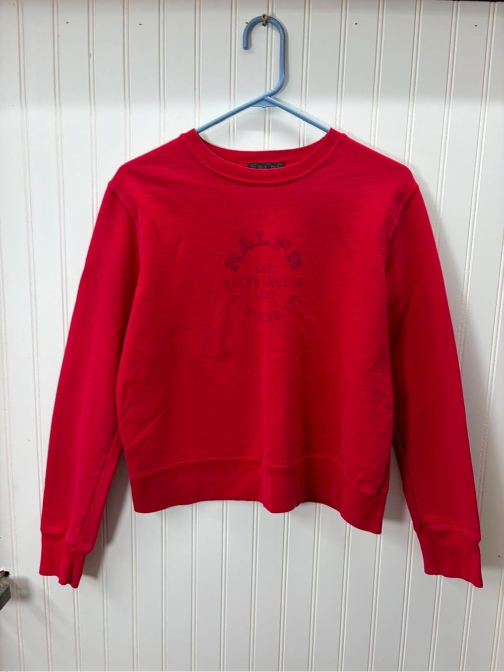 Ralph Lauren vintage Bright Red Logo Crewneck Sweatshirt